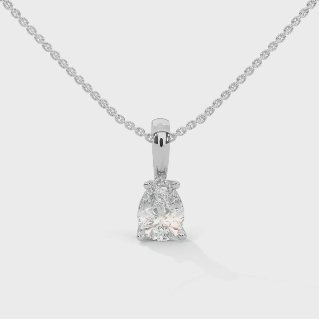Josephine Pear-Shape Diamond Pendant Necklace (3/4 ct. tw.)