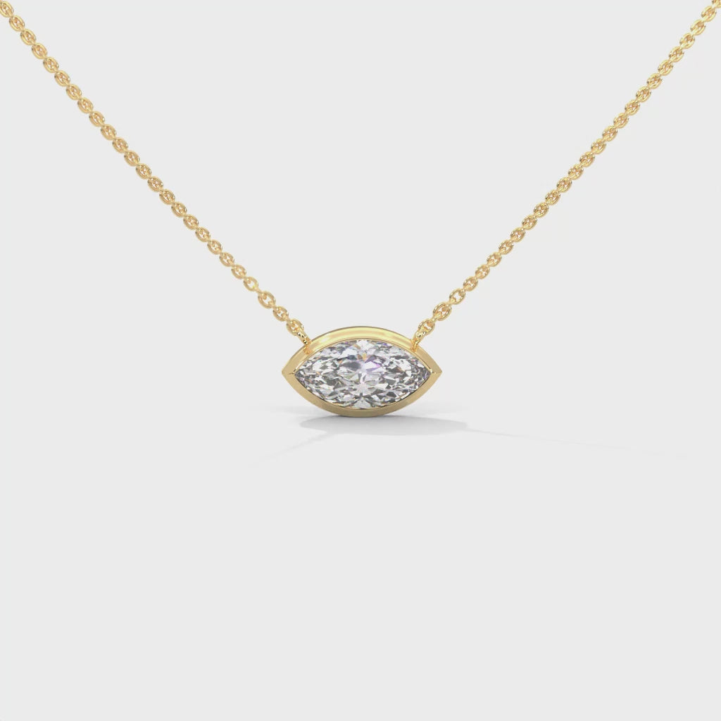 Majestri Marquise Diamond Pendant Necklace (4/5ct. tw.)