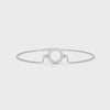 Circle Halo Diamond Chain Bracelet - white gold video