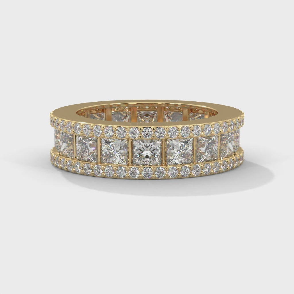 Celeste Princess-Cut Channel Diamond Eternity Band (4 ct. tw.)