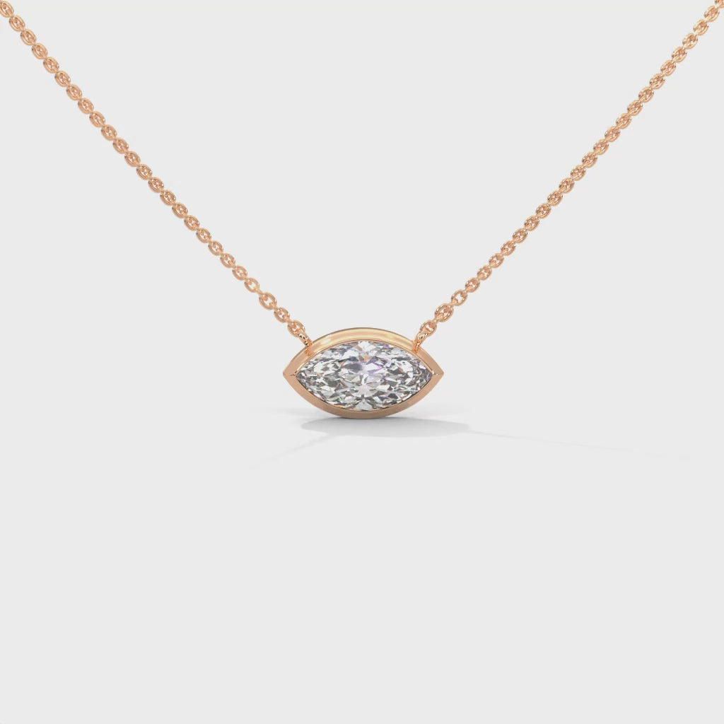 Majestri Marquise Diamond Pendant Necklace (4/5ct. tw.)