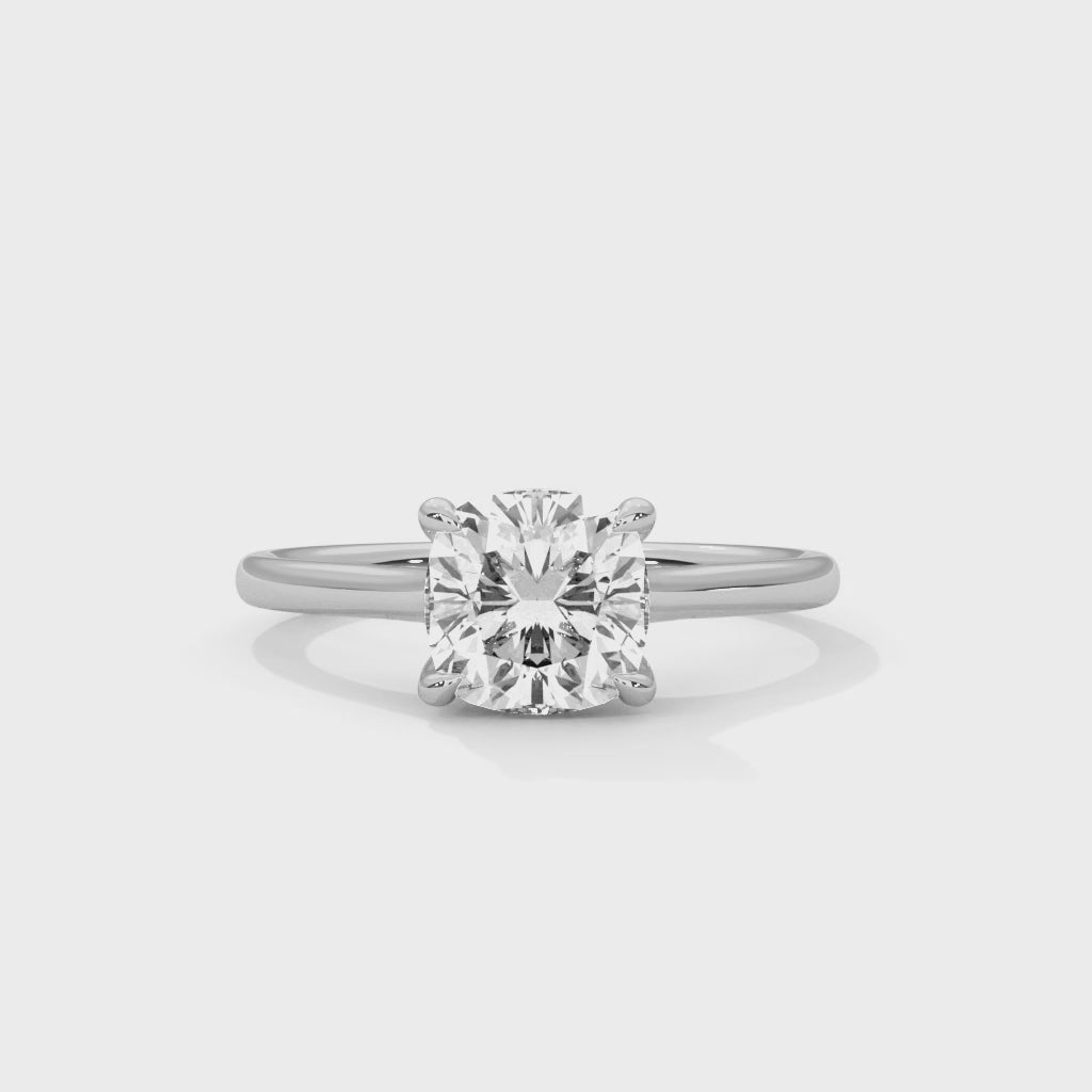Victorian Cushion Diamond Ring (2.00ct cntr.)