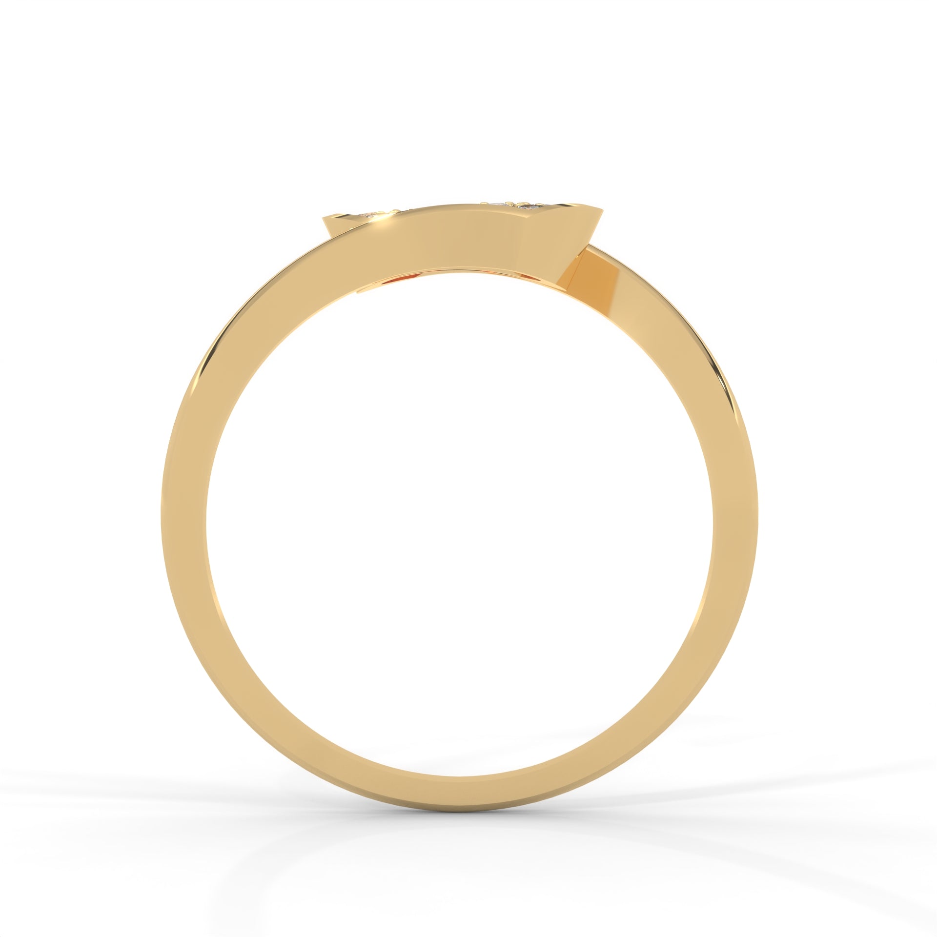 Anaïs Bypass Pavé Diamond Ring