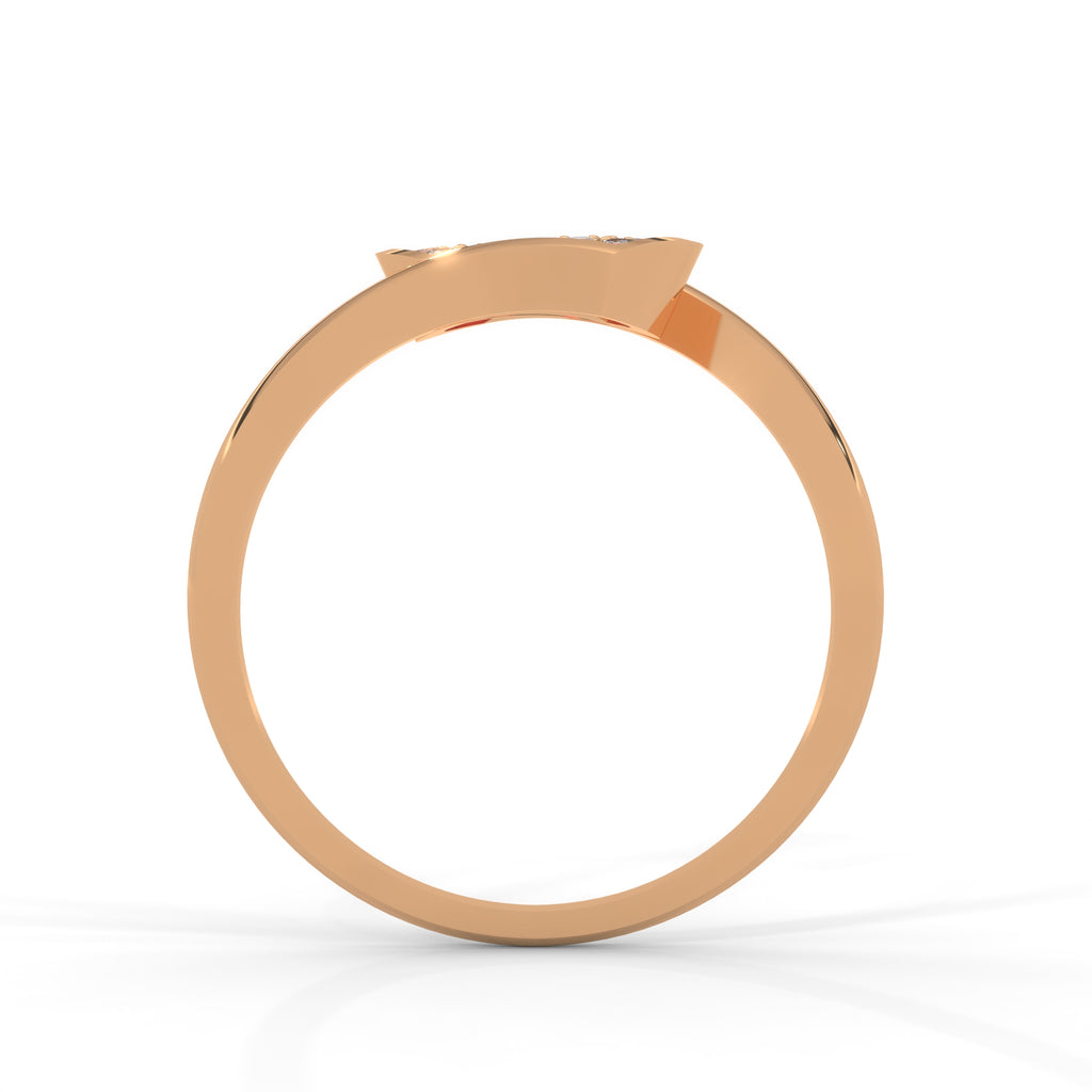 Anaïs Bypass Pavé Diamond Ring