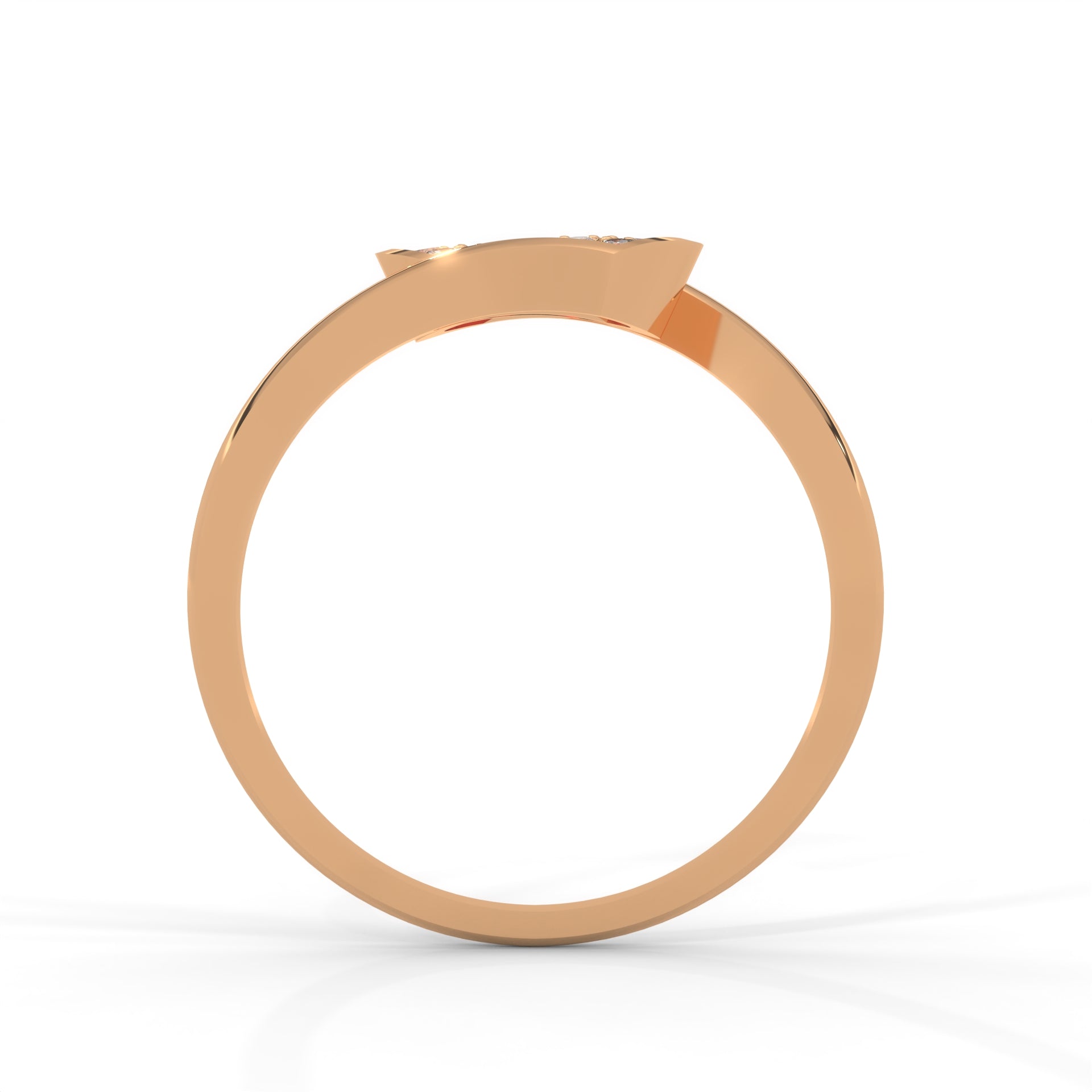 Anaïs Bypass Pavé Diamond Ring