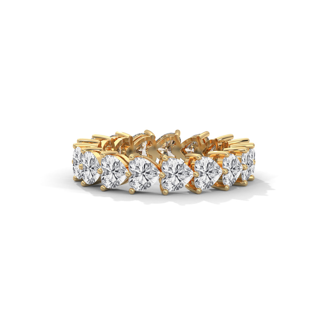 Félicité Heart-Cut Diamond Eternity Band