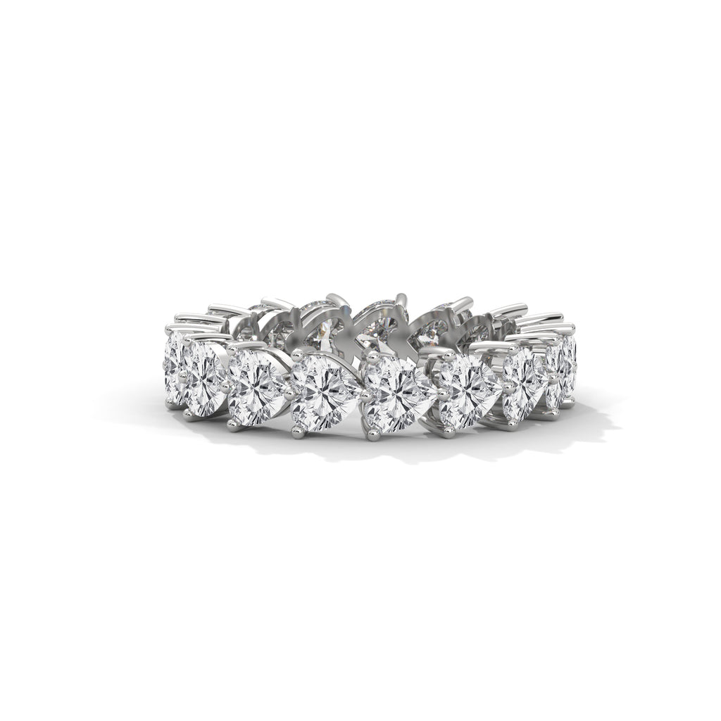 Félicité Heart-Cut Diamond Eternity Band