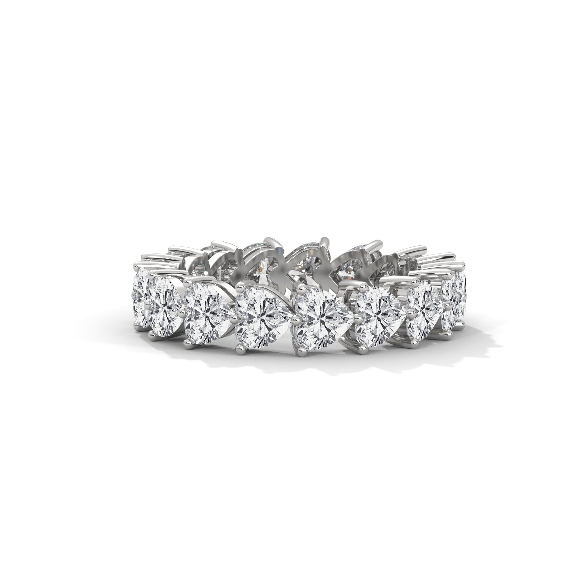 Félicité Heart-Cut Diamond Eternity Band