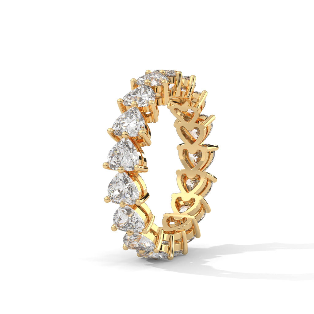 Félicité Heart-Cut Diamond Eternity Band