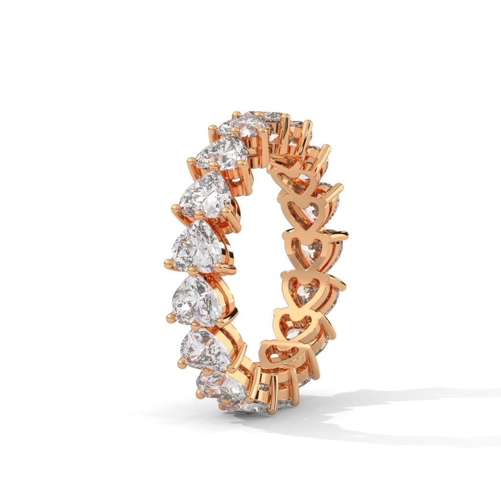 Félicité Heart-Cut Diamond Eternity Band