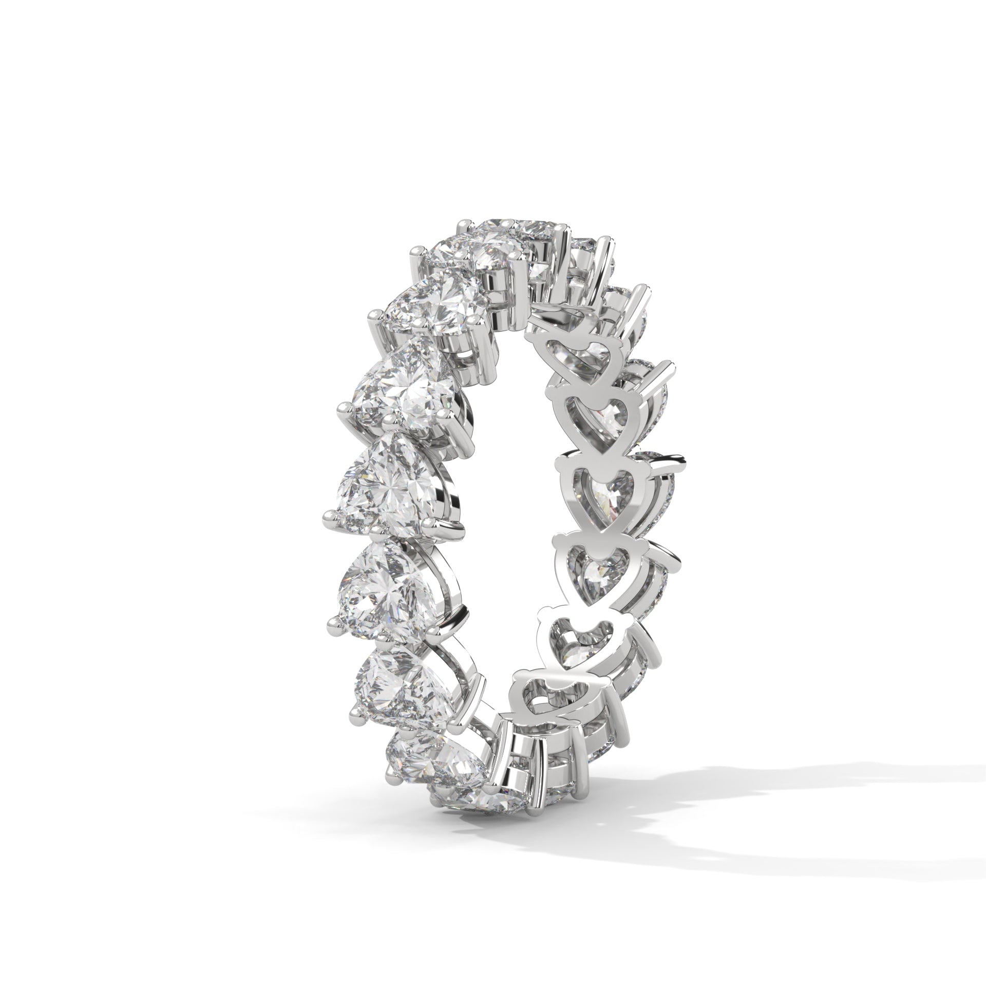 Félicité Heart-Cut Diamond Eternity Band