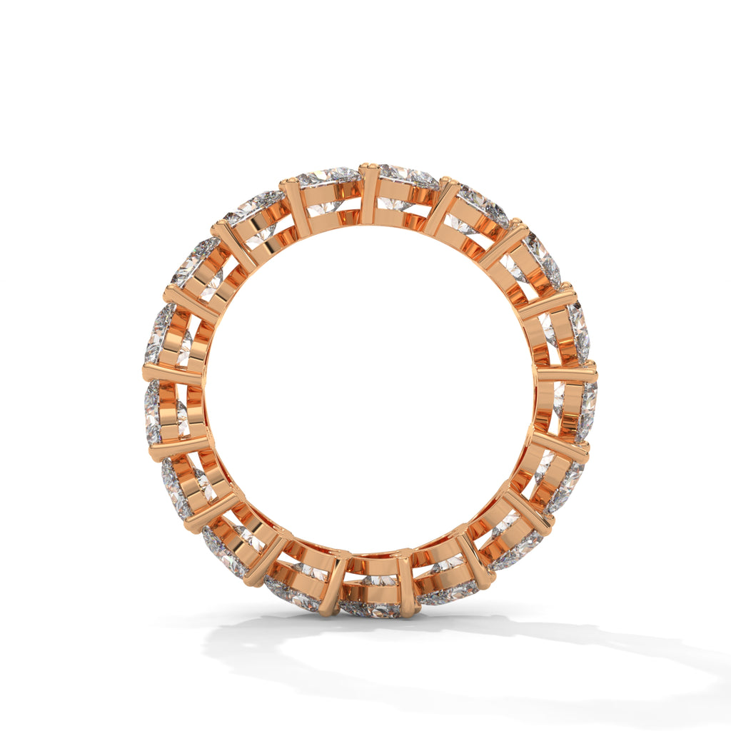 Félicité Heart-Cut Diamond Eternity Band