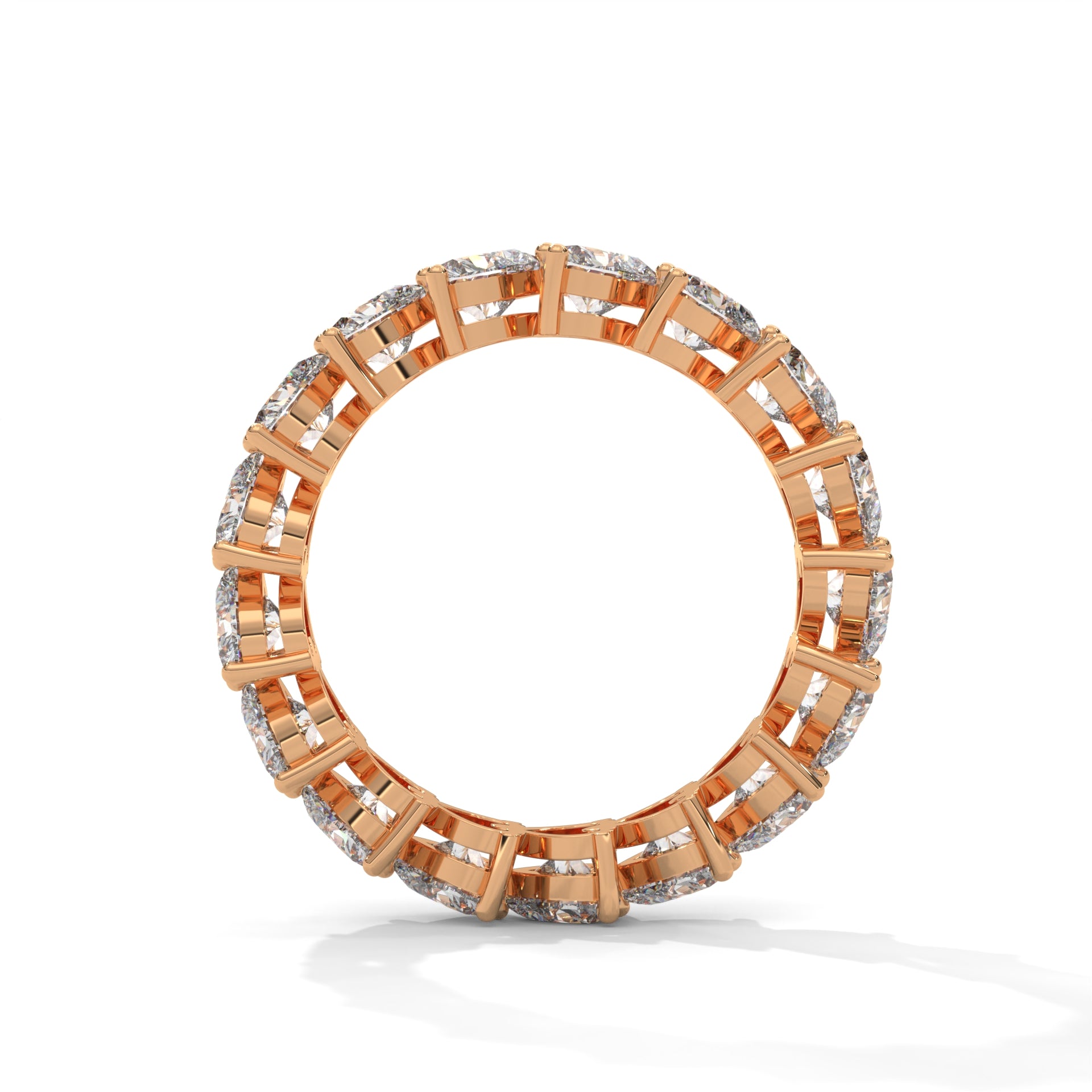 Félicité Heart-Cut Diamond Eternity Band