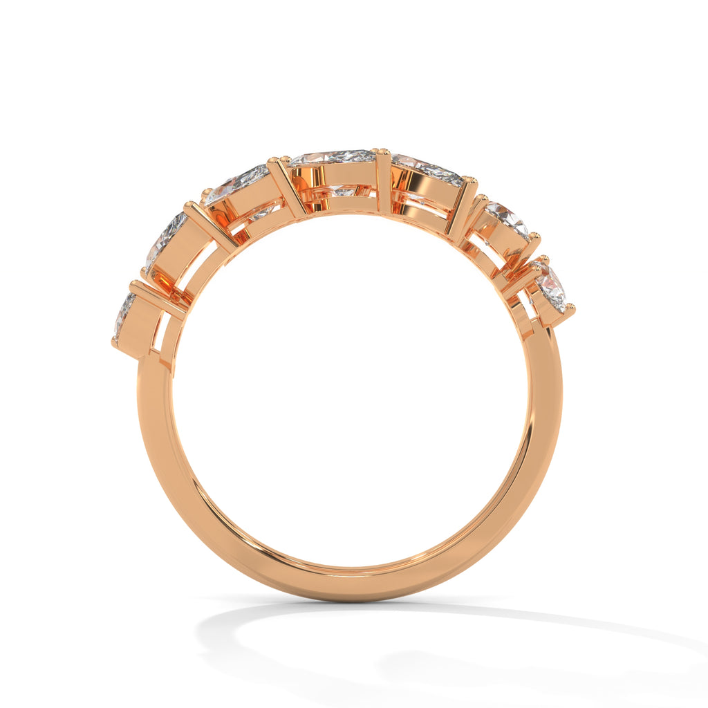 Liane Open Marquise & Pear Diamond Ring