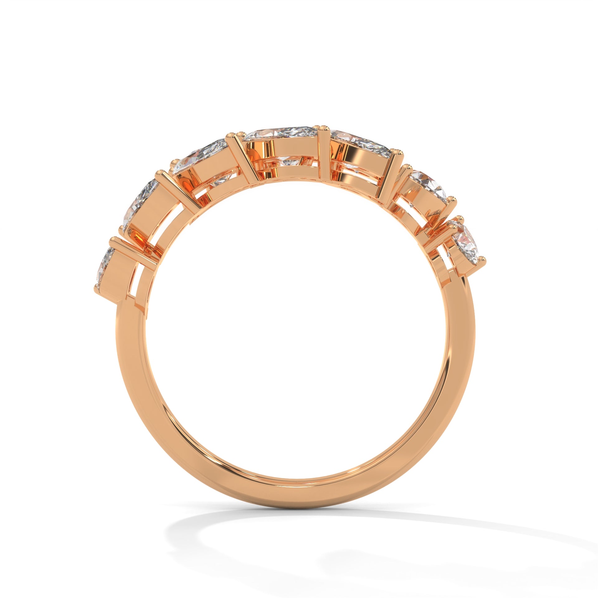 Liane Open Marquise & Pear Diamond Ring