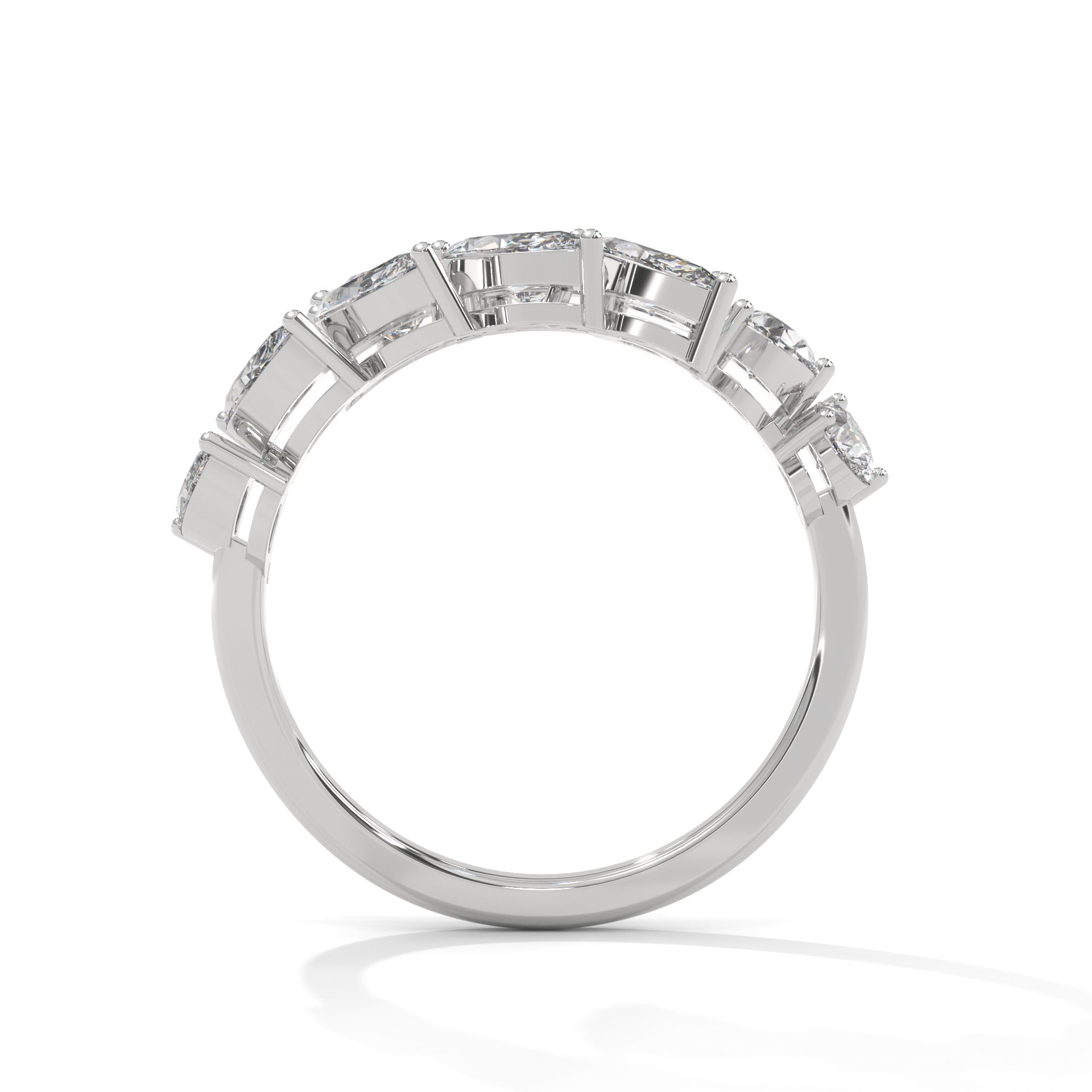 Liane Open Marquise & Pear Diamond Ring