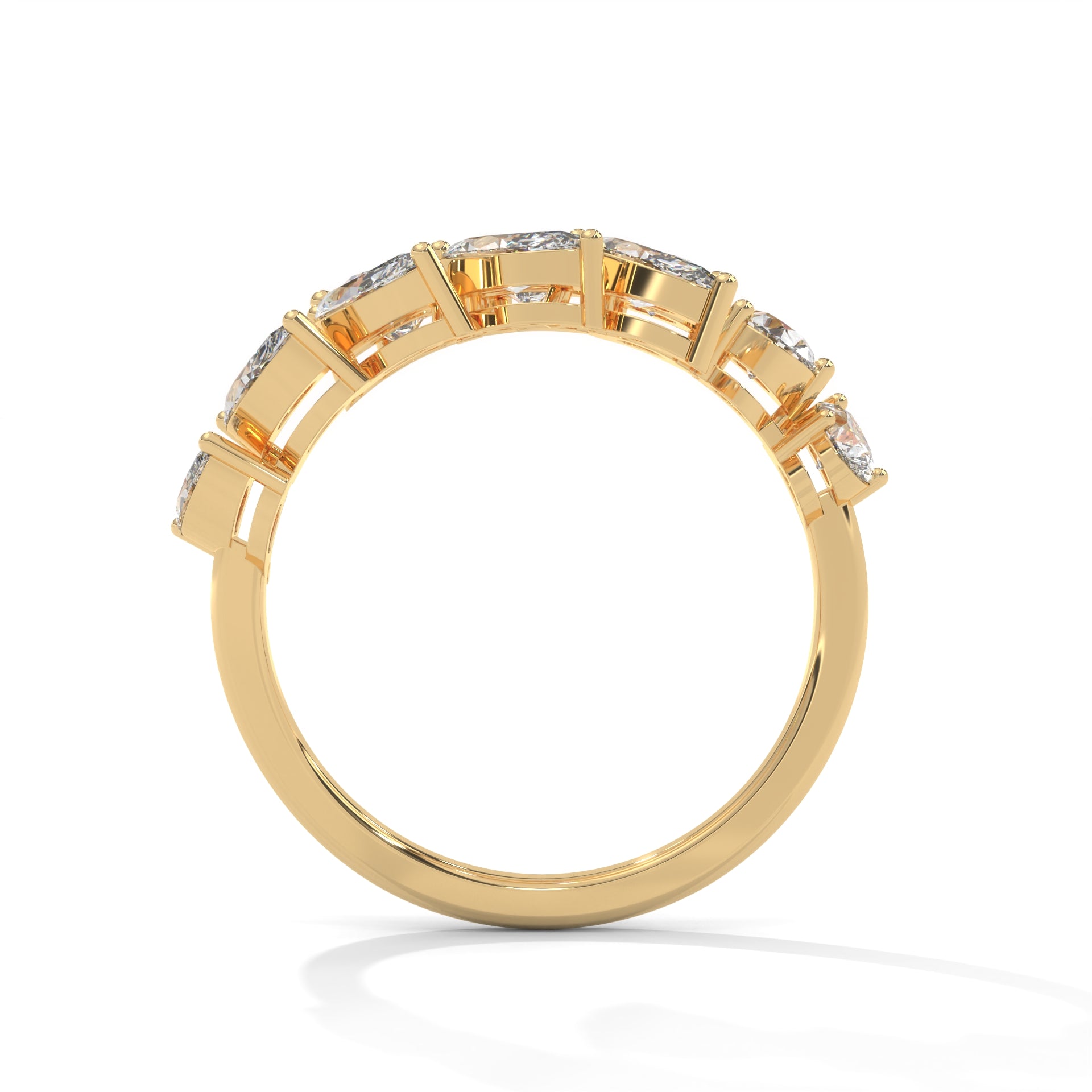 Liane Open Marquise & Pear Diamond Ring