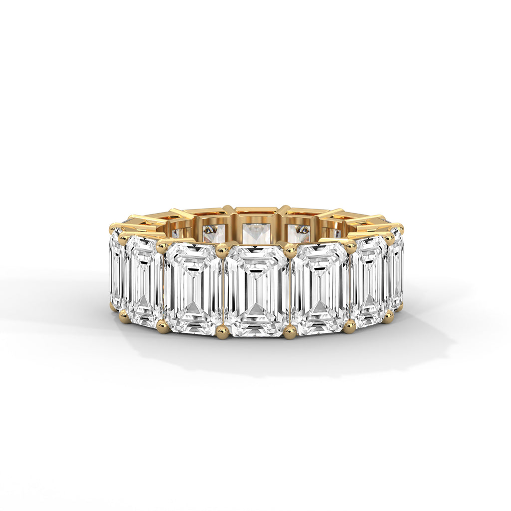 Séverine Emerald-Cut Diamond Eternity Band