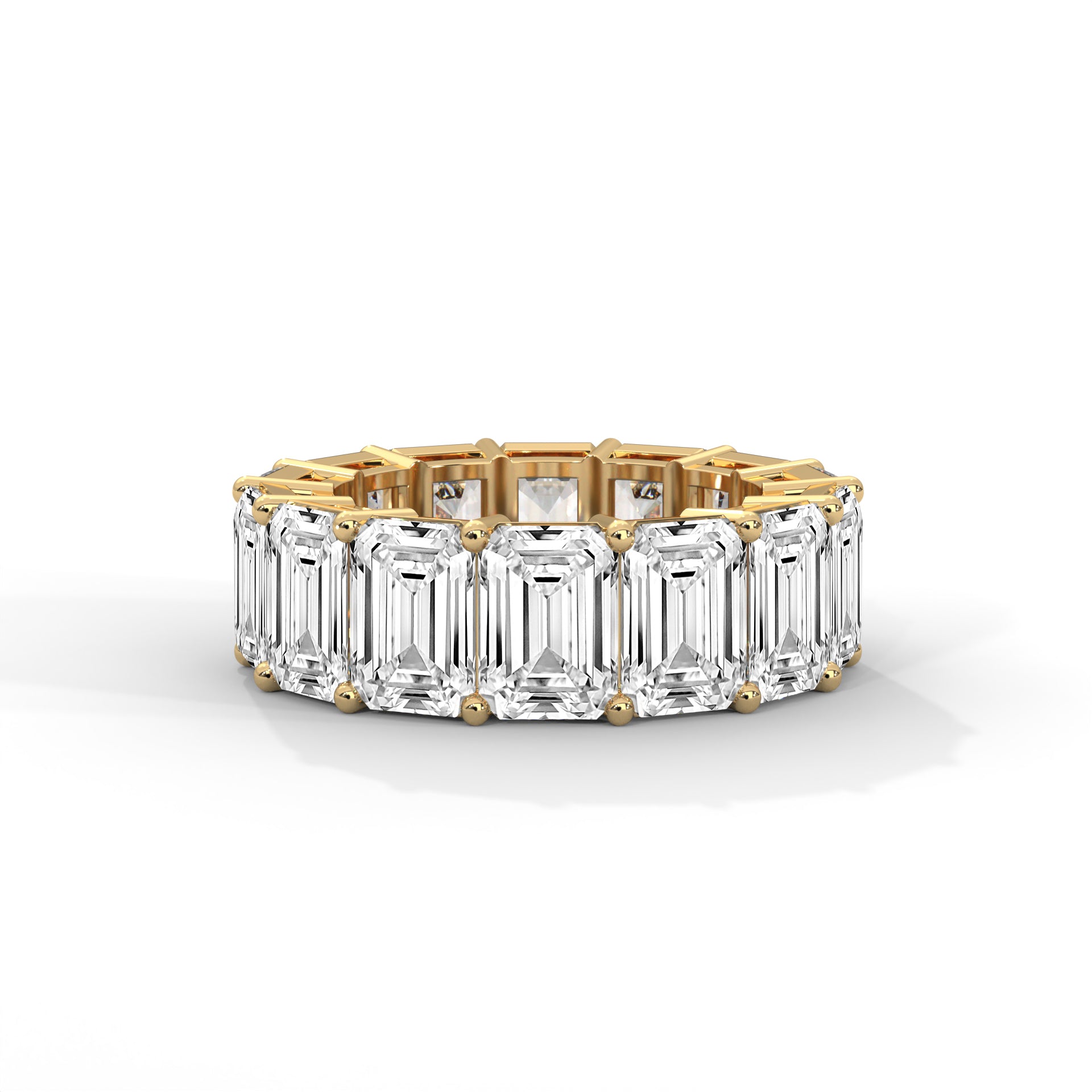 Séverine Emerald-Cut Diamond Eternity Band