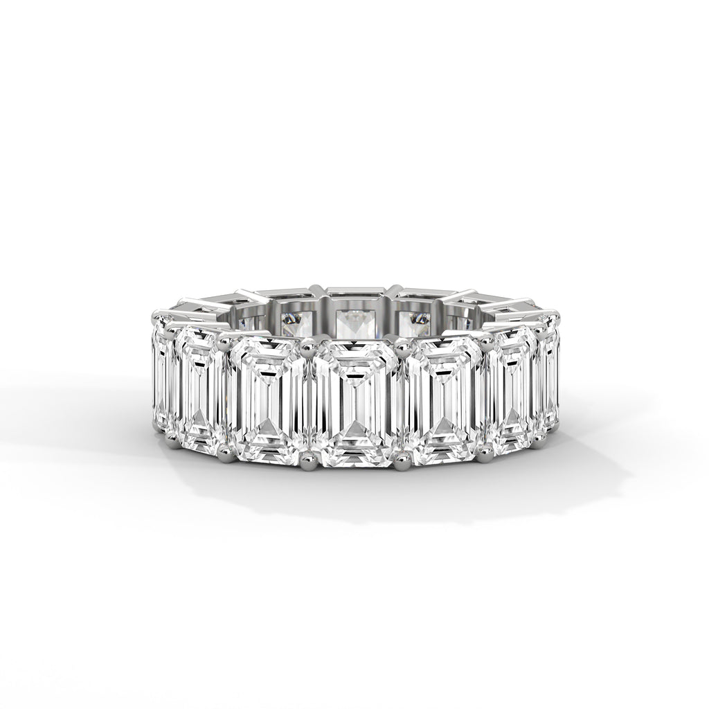 Séverine Emerald-Cut Diamond Eternity Band