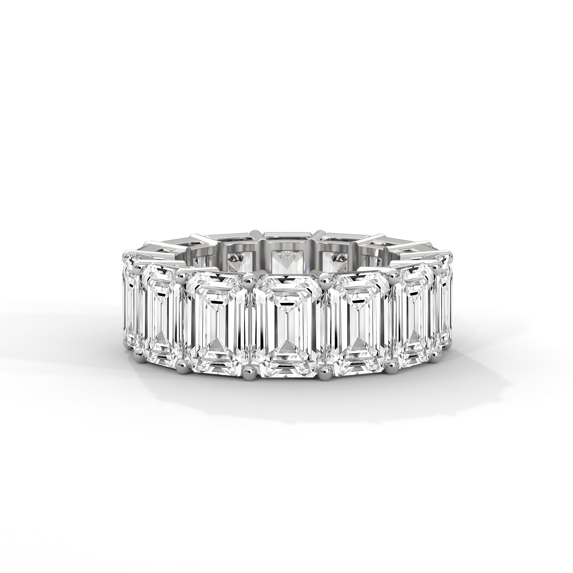 Séverine Emerald-Cut Diamond Eternity Band