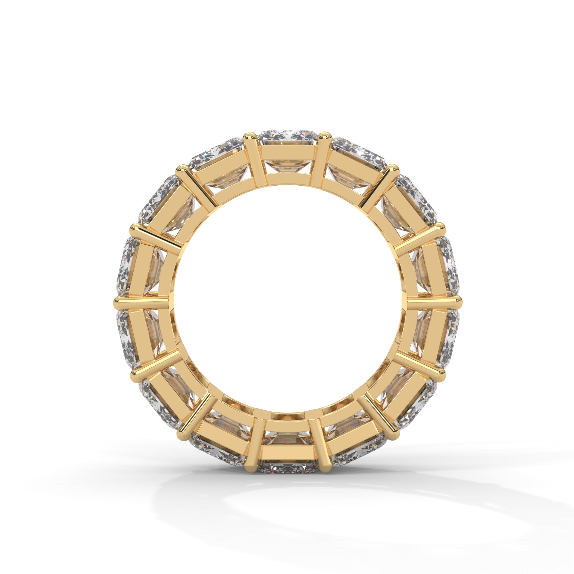 Séverine Emerald-Cut Diamond Eternity Band