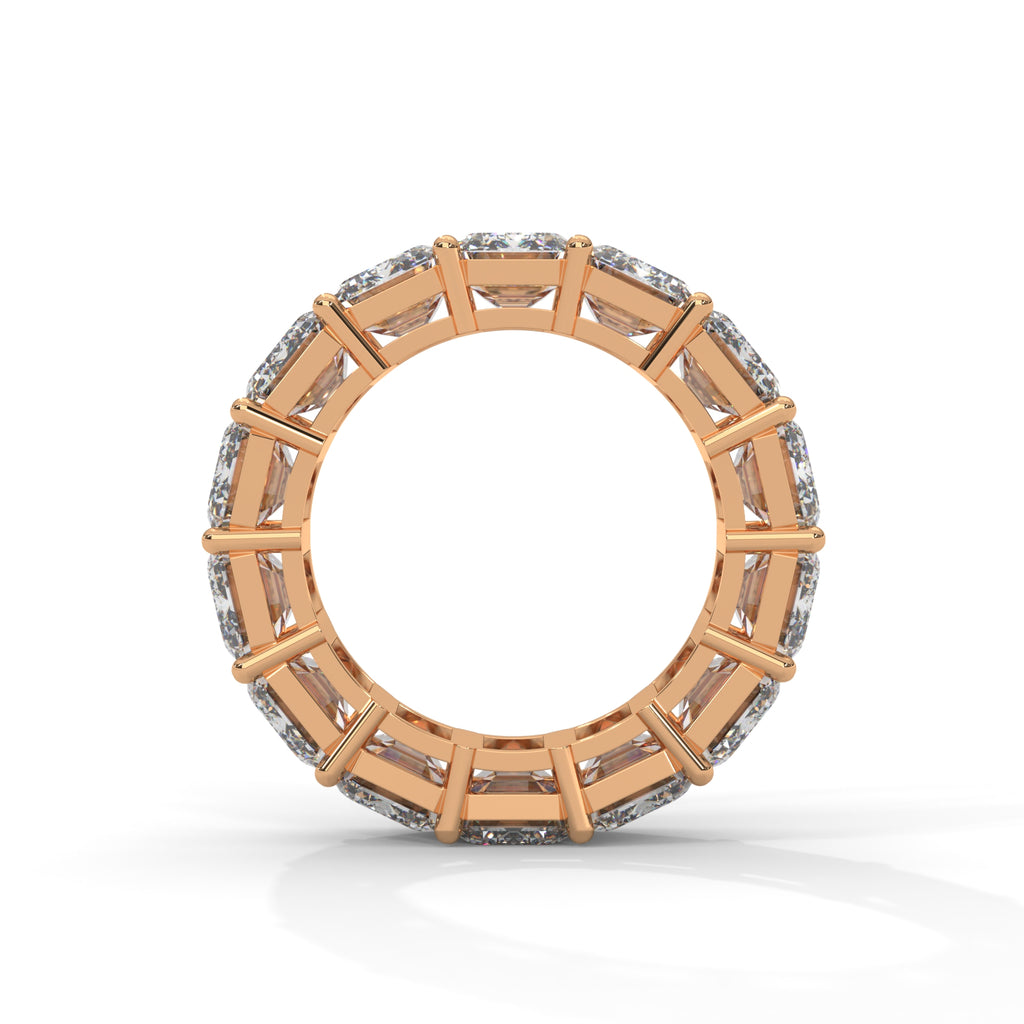 Séverine Emerald-Cut Diamond Eternity Band