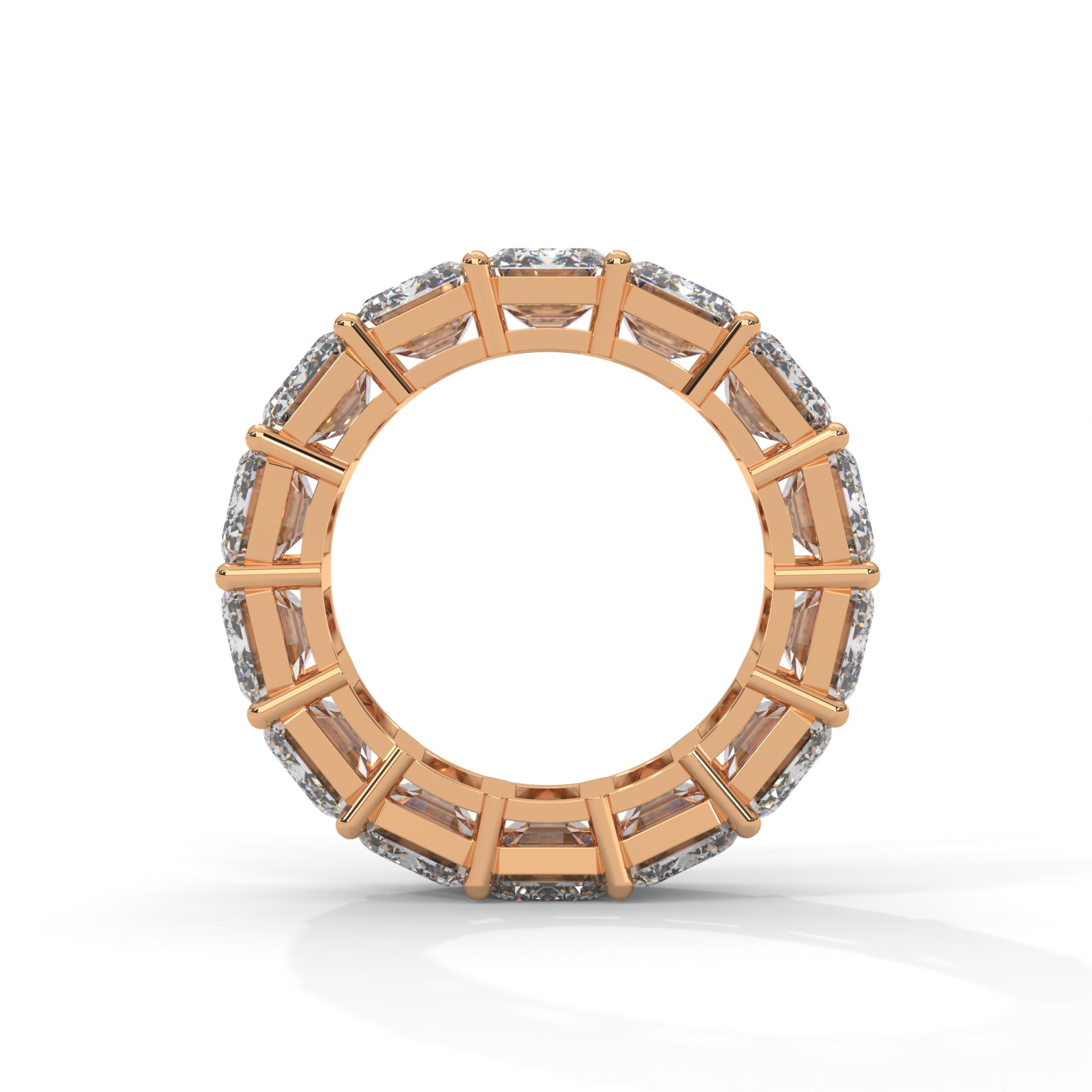 Séverine Emerald-Cut Diamond Eternity Band