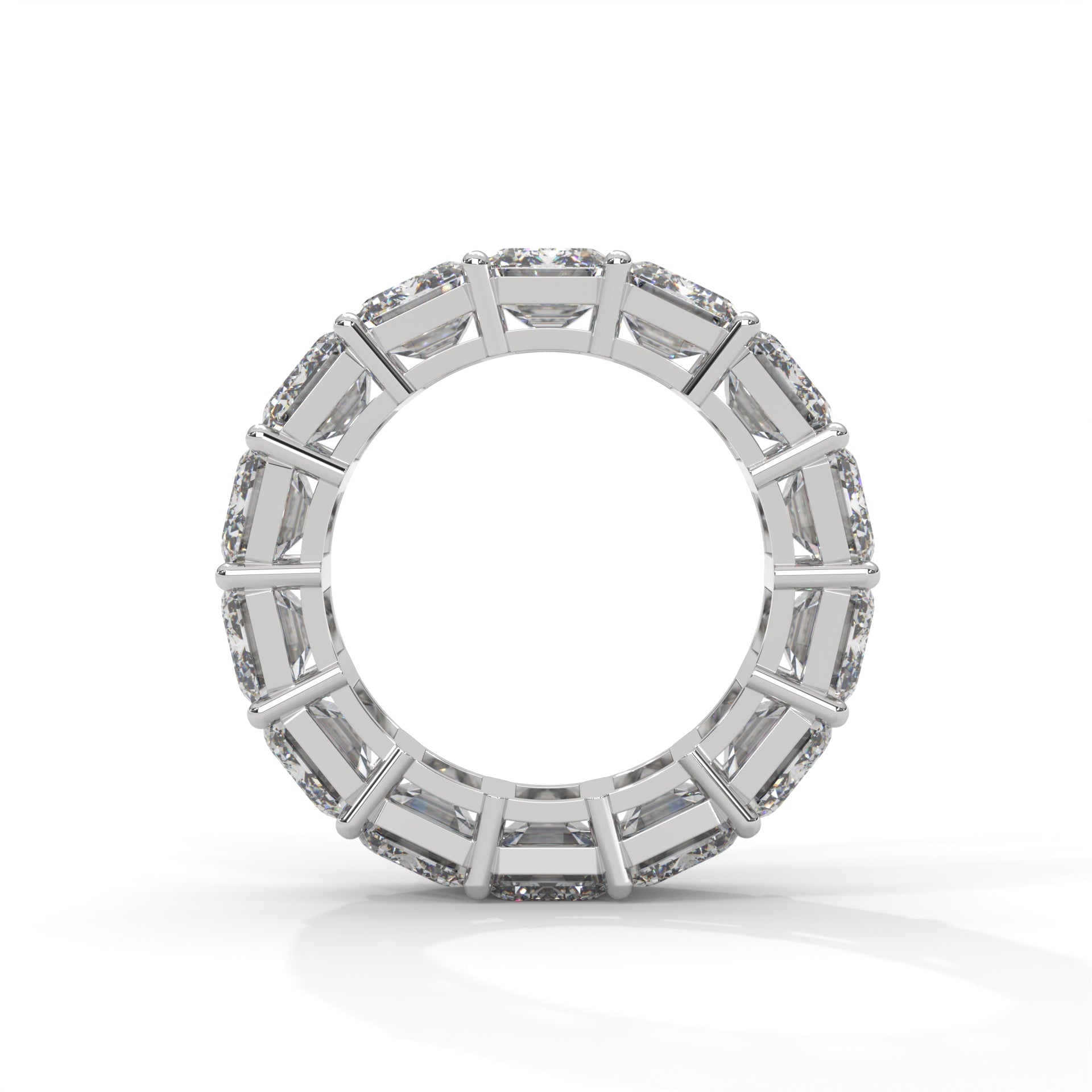 Séverine Emerald-Cut Diamond Eternity Band