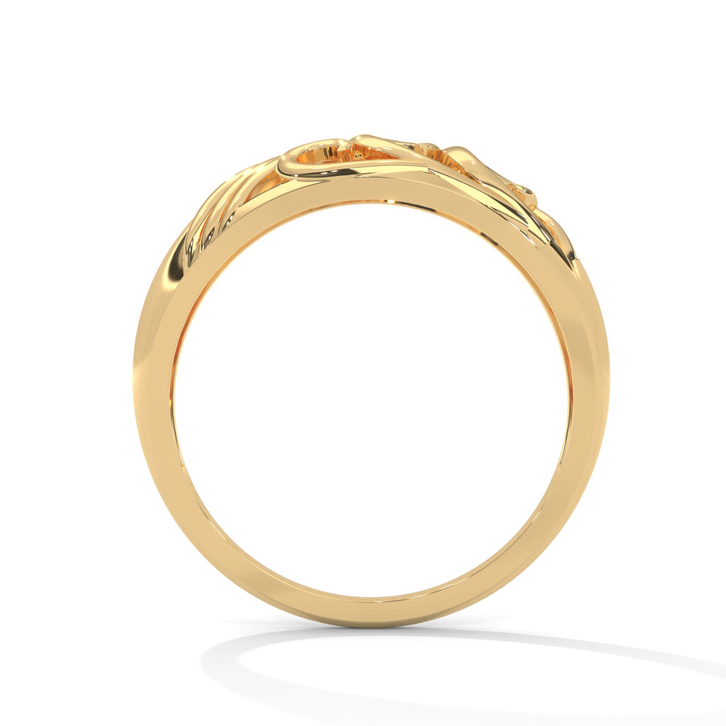 Mireille Scroll Filigree Gold Ring