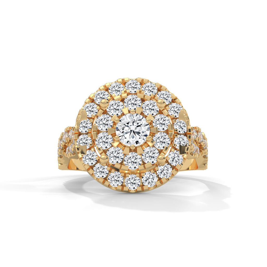 Genevieve Double Halo Diamond Engagement Ring (1 2/3 ct. tw.)