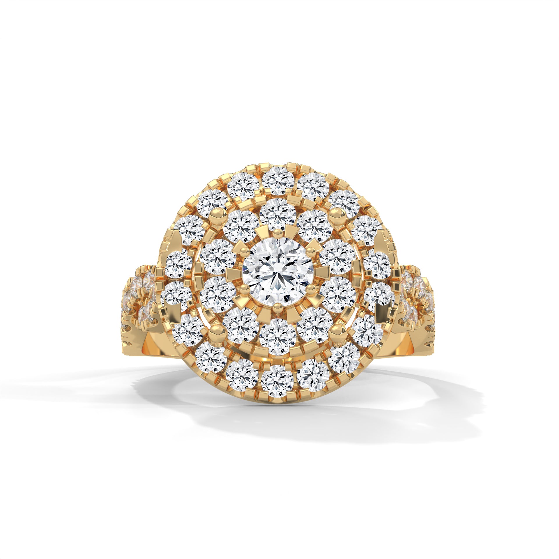 Genevieve Double Halo Diamond Engagement Ring (1 2/3 ct. tw.)