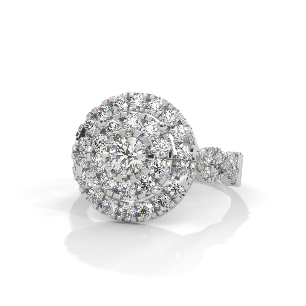 Genevieve Double Halo Diamond Engagement Ring (1 2/3 ct. tw.)