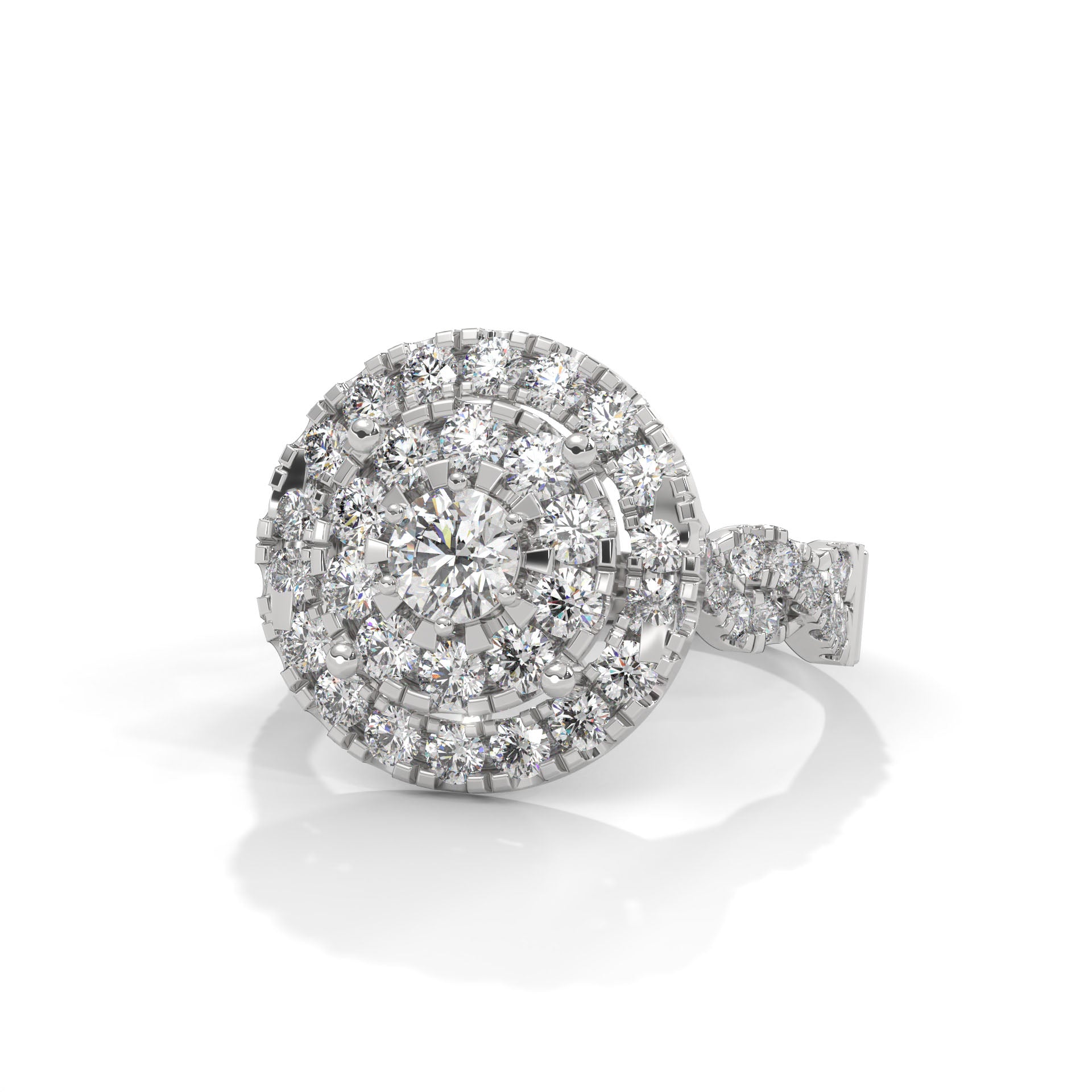 Genevieve Double Halo Diamond Engagement Ring (1 2/3 ct. tw.)