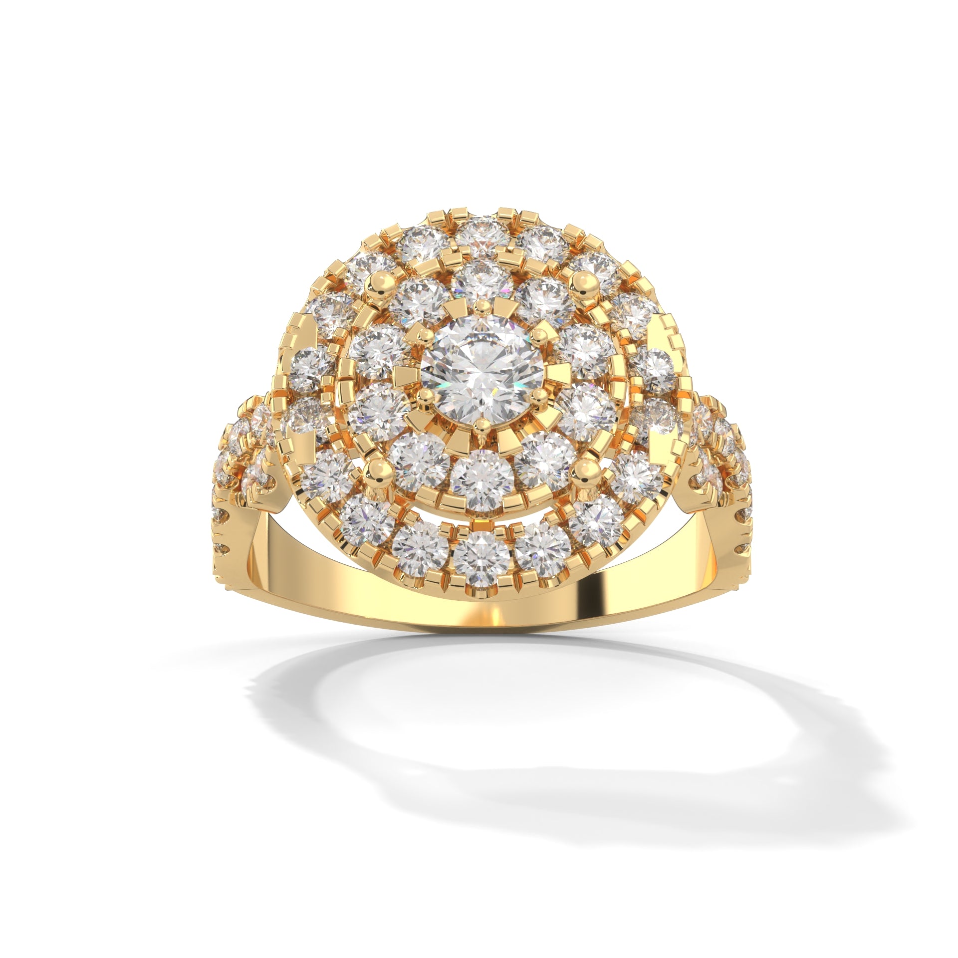 Genevieve Double Halo Diamond Engagement Ring (1 2/3 ct. tw.)