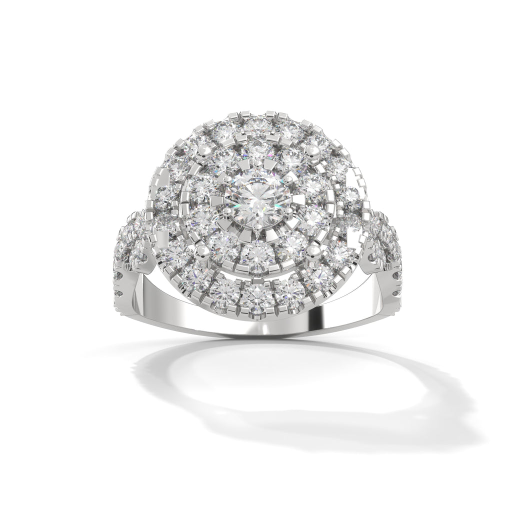 Genevieve Double Halo Diamond Engagement Ring (1 2/3 ct. tw.)