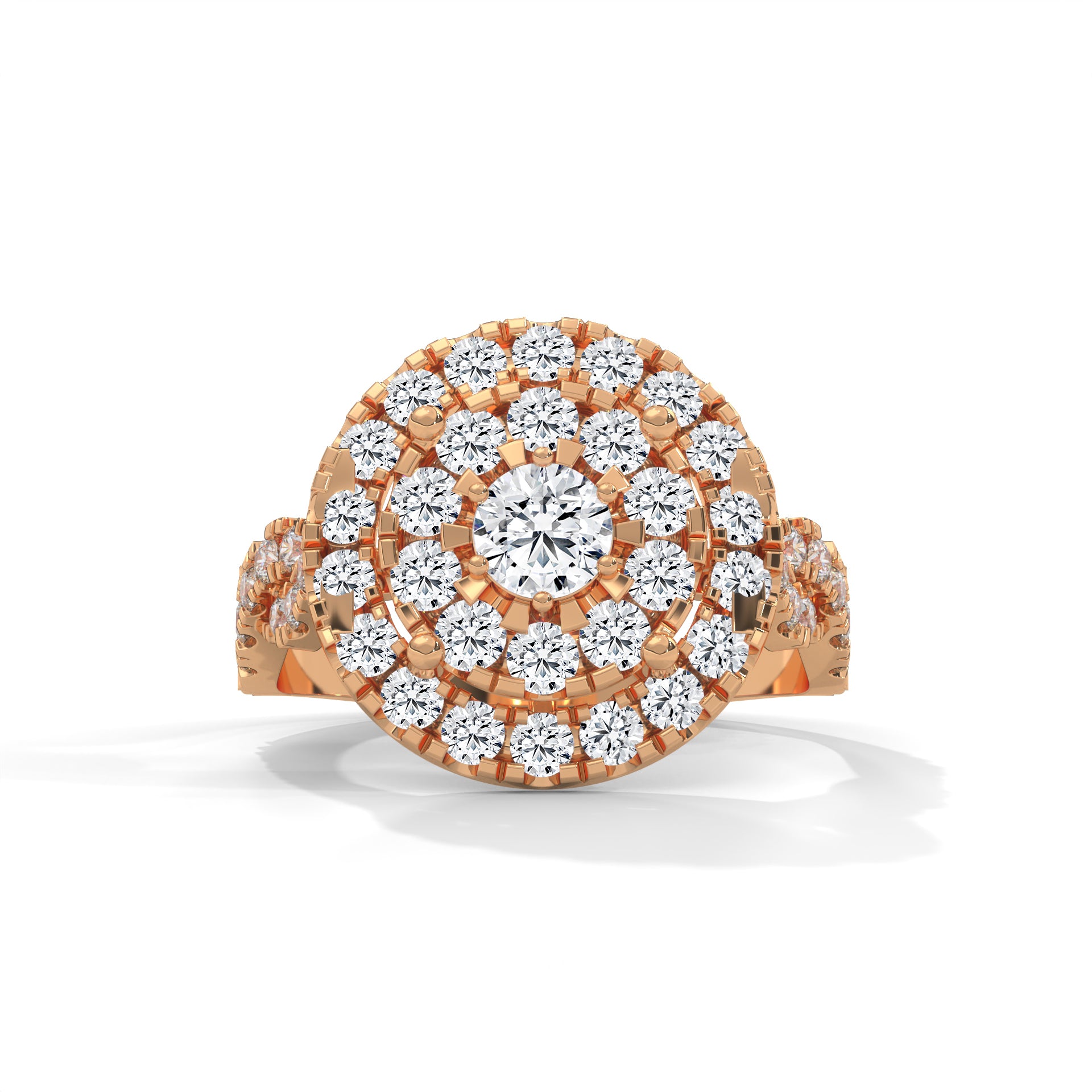 Genevieve Double Halo Diamond Engagement Ring (1 2/3 ct. tw.)