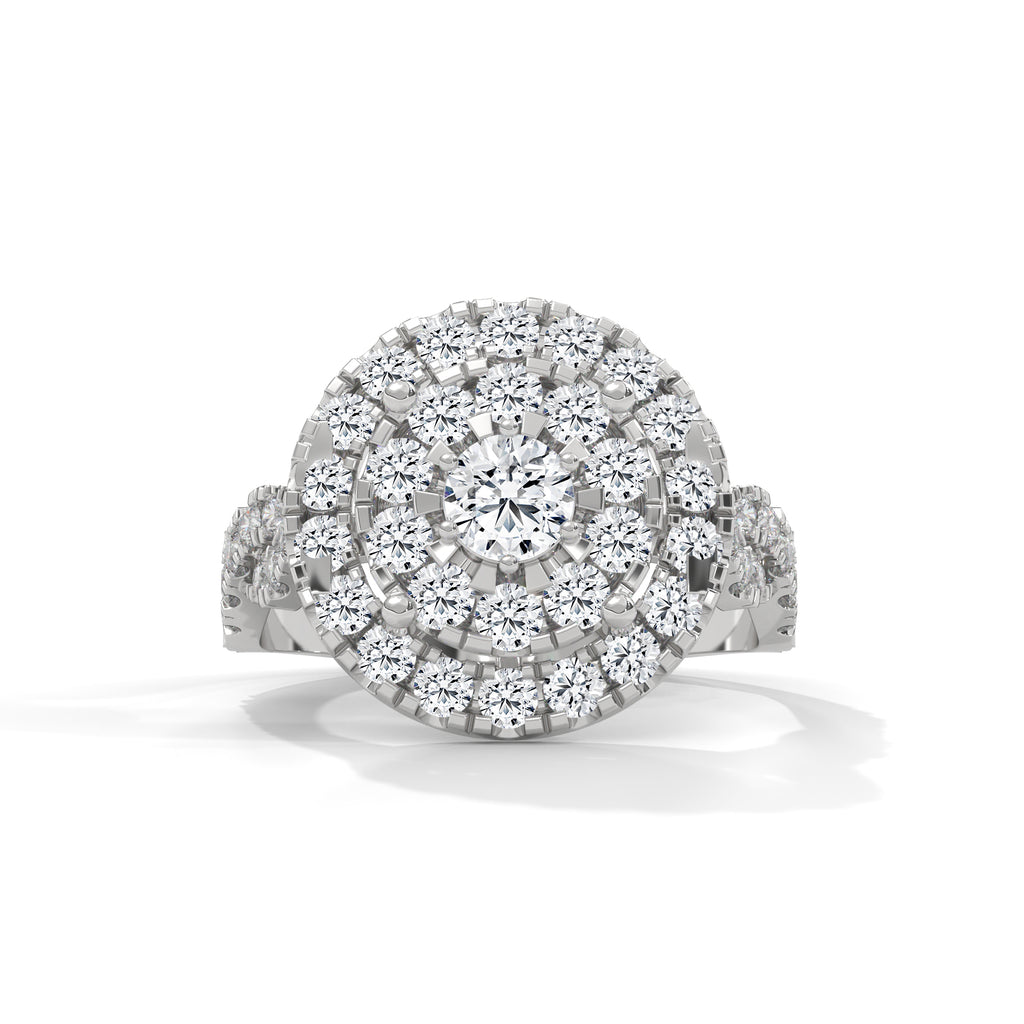 Genevieve Double Halo Diamond Engagement Ring (1 2/3 ct. tw.)