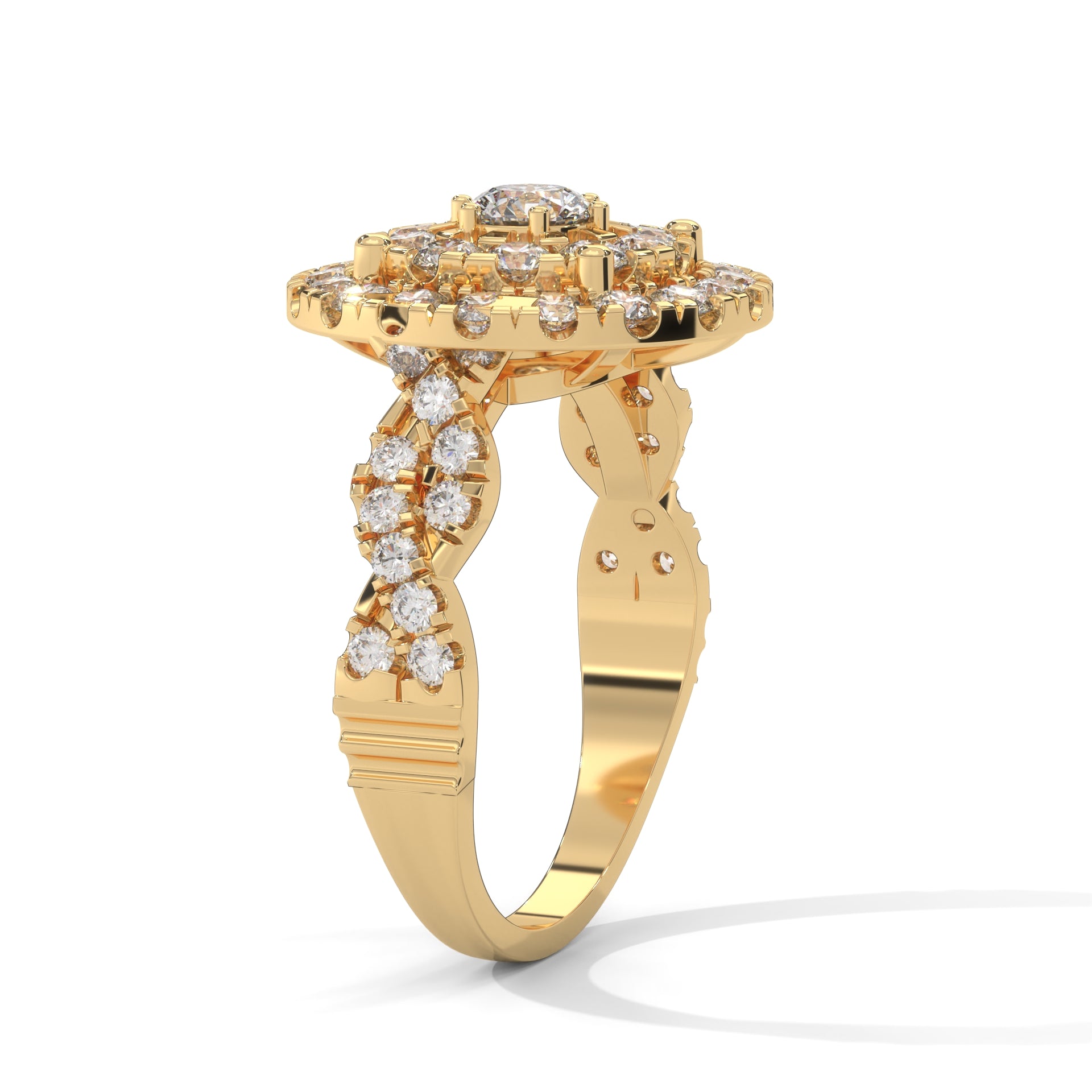 Genevieve Double Halo Diamond Engagement Ring (1 2/3 ct. tw.)