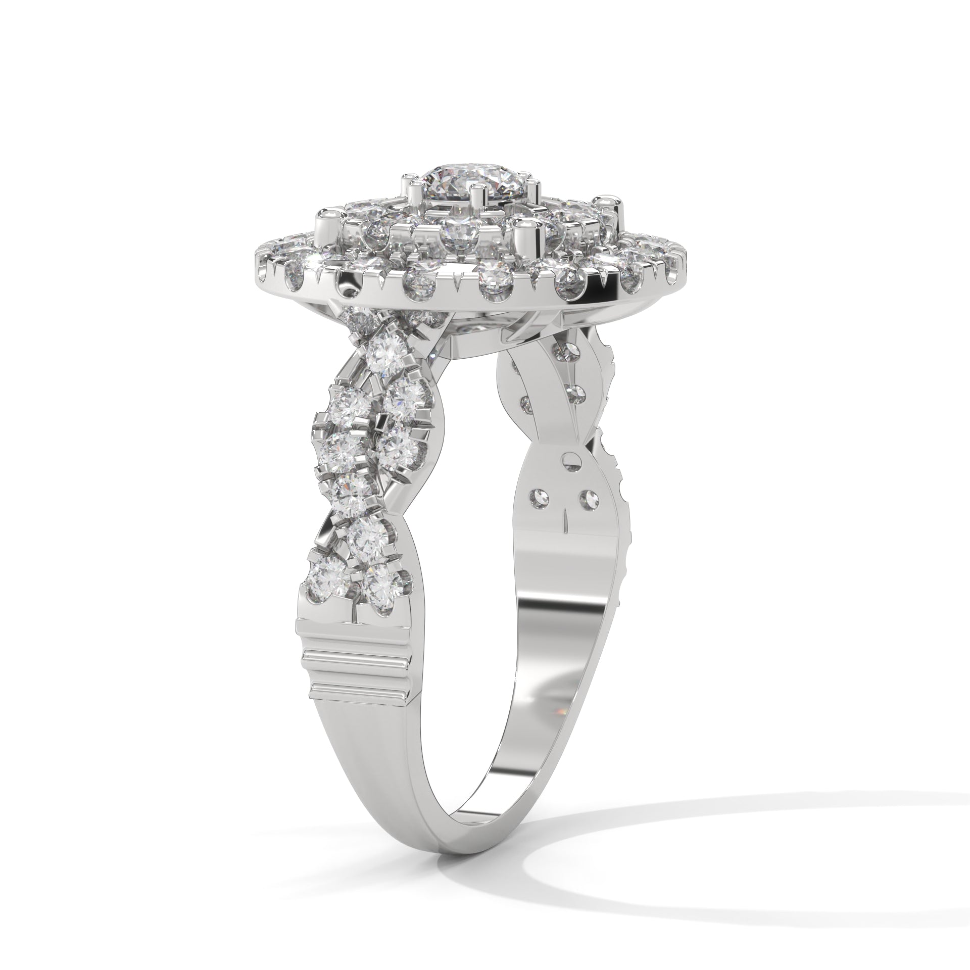 Genevieve Double Halo Diamond Engagement Ring (1 2/3 ct. tw.)
