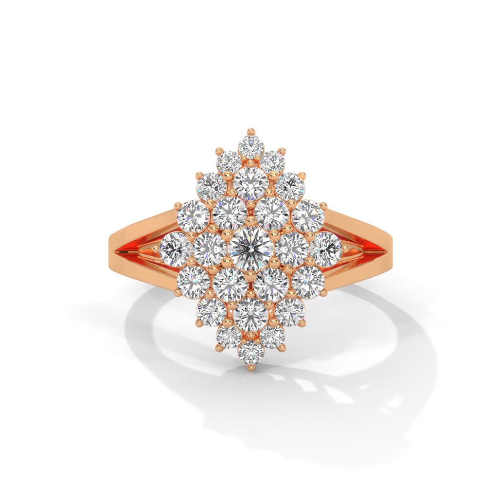 Aurelia Round Diamond Cluster Ring (1.07 ct. tw.)