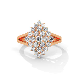 Aurelia Round Diamond Cluster Ring (1.07 ct. tw.)