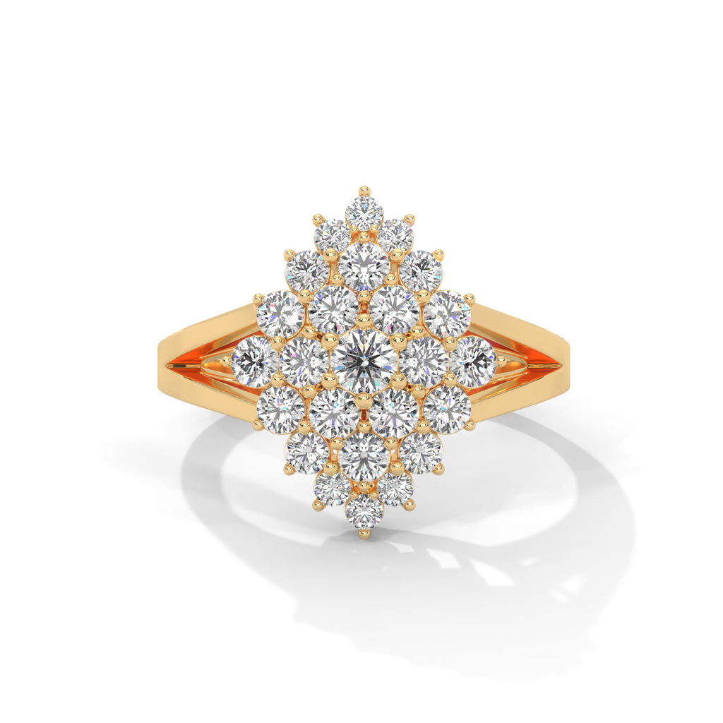 Aurelia Round Diamond Cluster Ring (1.07 ct. tw.)