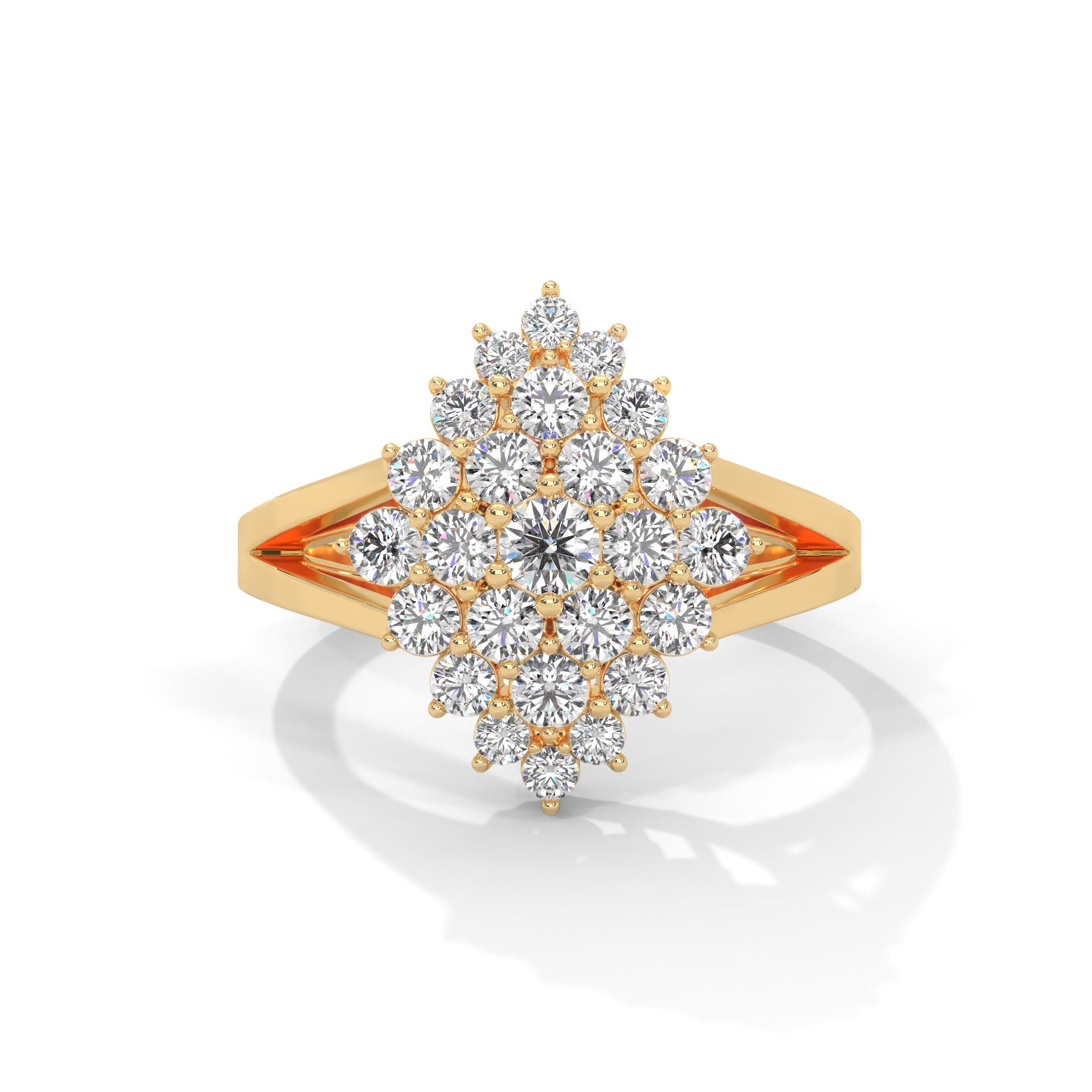 Aurelia Round Diamond Cluster Ring (1.07 ct. tw.)