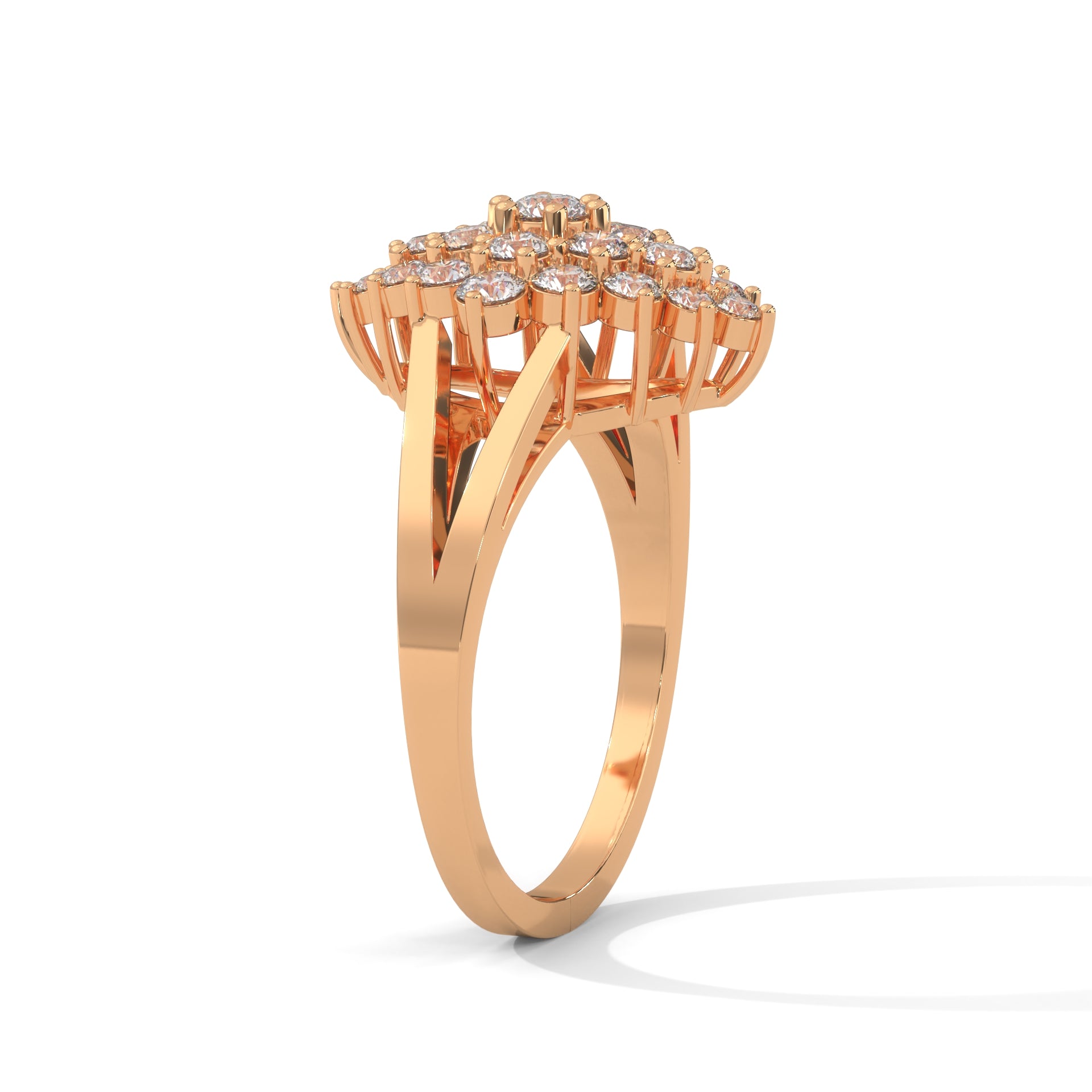 Aurelia Round Diamond Cluster Ring (1.07 ct. tw.)