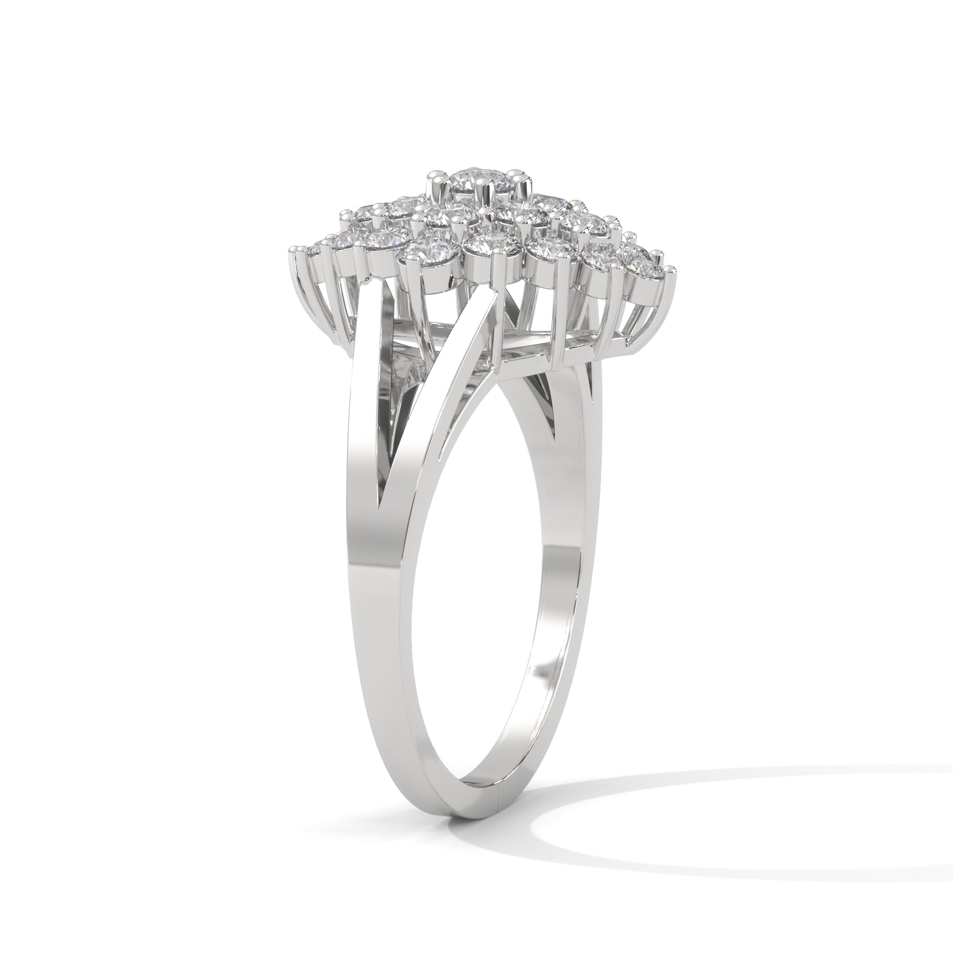 Aurelia Round Diamond Cluster Ring (1.07 ct. tw.)