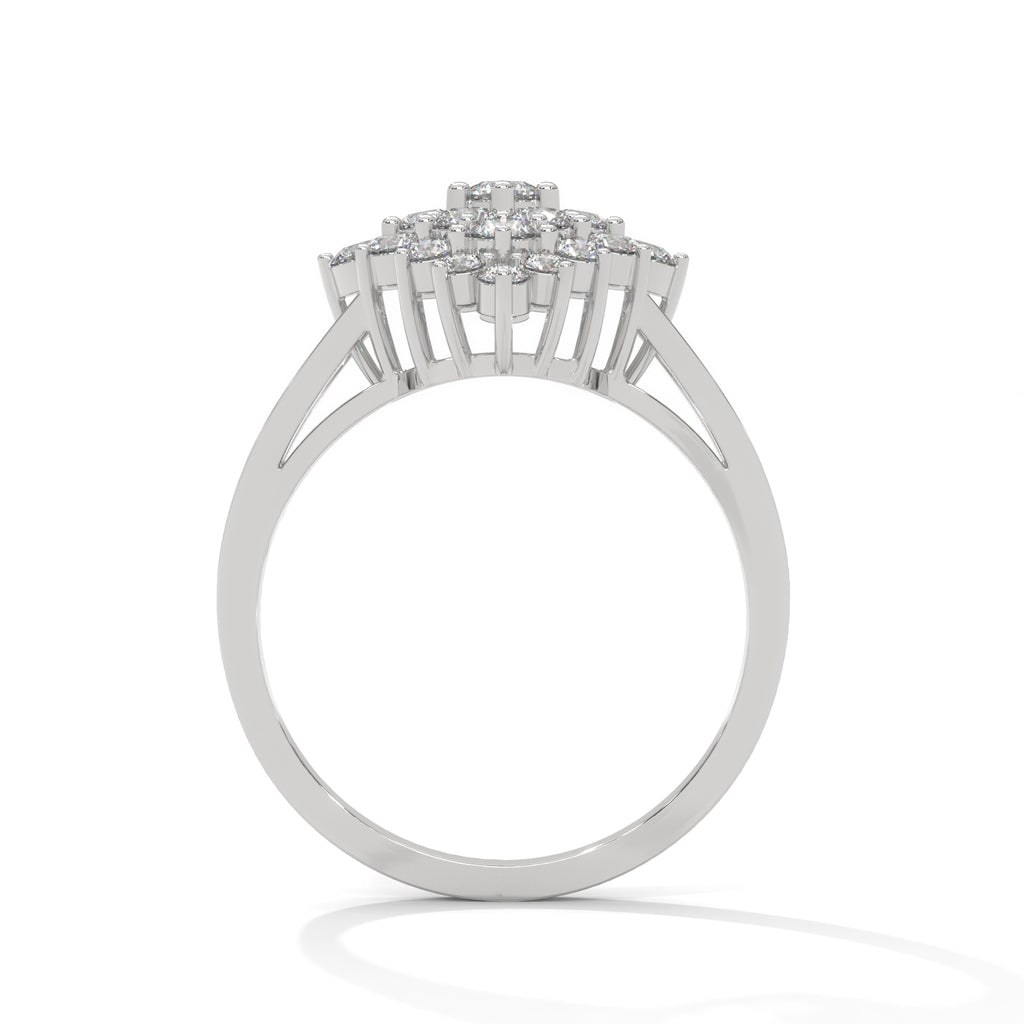 Aurelia Round Diamond Cluster Ring (1.07 ct. tw.)