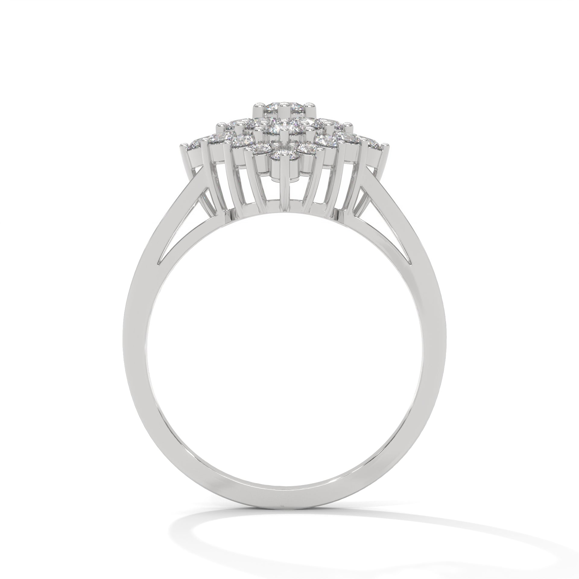 Aurelia Round Diamond Cluster Ring (1.07 ct. tw.)