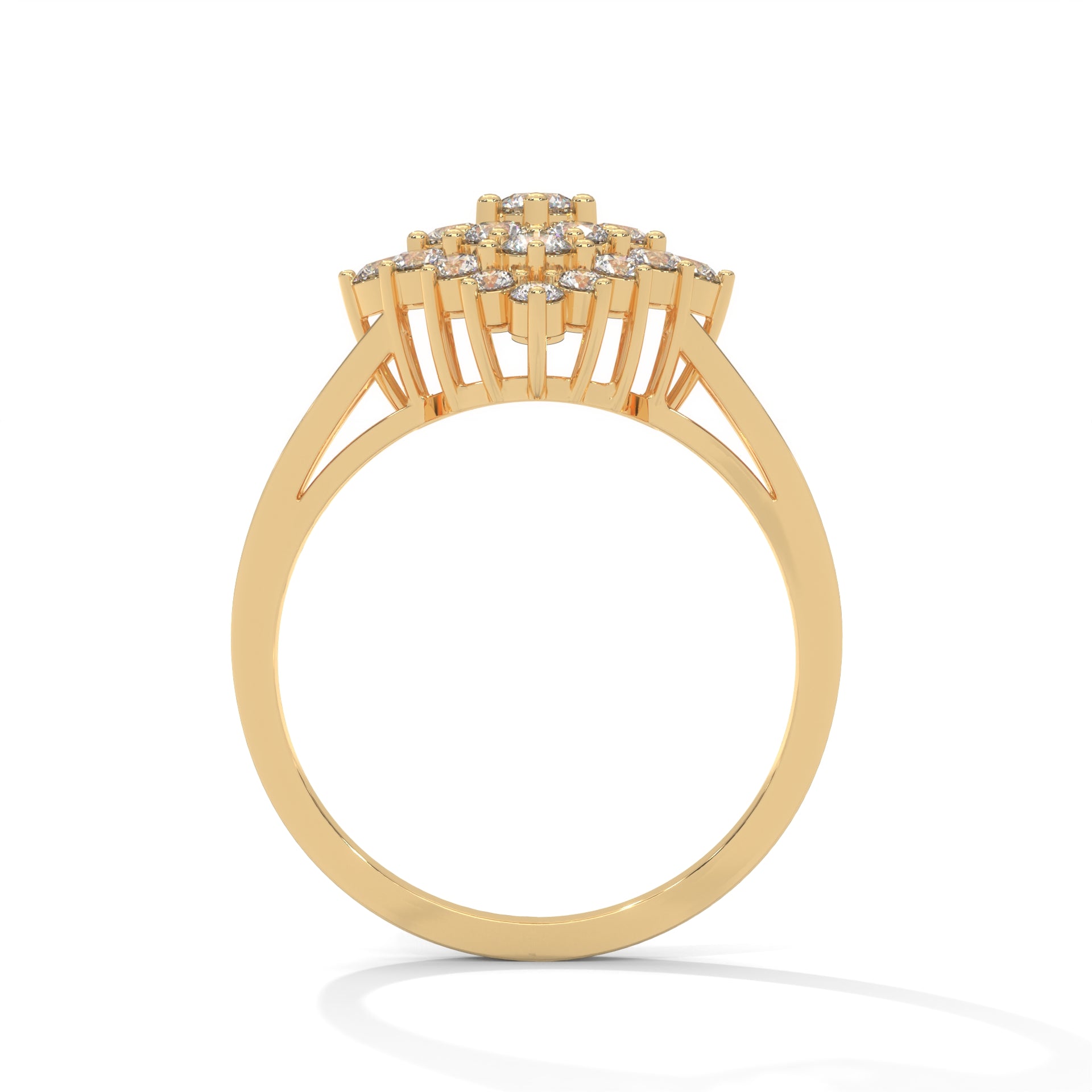 Aurelia Round Diamond Cluster Ring (1.07 ct. tw.)